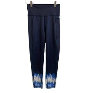 Limited Edition Sweaty Betty Super Sculpt Full Length Leggings Blue Ink Size xs‎